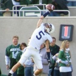 -Penn State Football WR #5 Letterman. -Manheim Central WR #5 Letterman