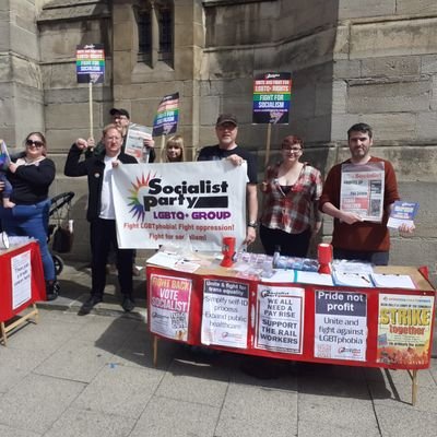 leedssp's profile picture. Leeds branch of @Socialist_party, https://t.co/7LnO05NgaP. Part of @TUSCLeeds. Meetings Mondays at 7pm - DM for details in person or zoom.