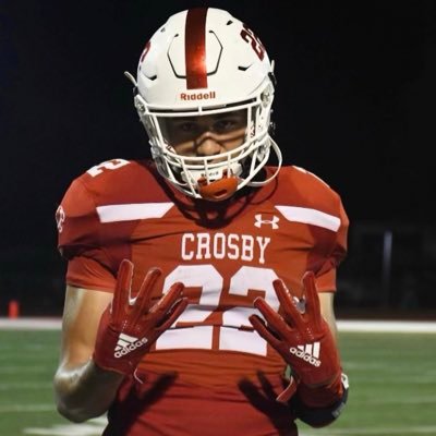 Crosby High School || 6’4 TE/WR ||40, 4.56|| C/O 23’|| WT 200 281-900-9313