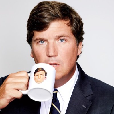 Tucker, when he forgets he's running for President