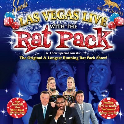 The original British tribute to The Rat Pack. Devised and directed by David Alacey. Las Vegas Live With The Rat Pack & Marilyn. Email: david@davidalacey.co.uk