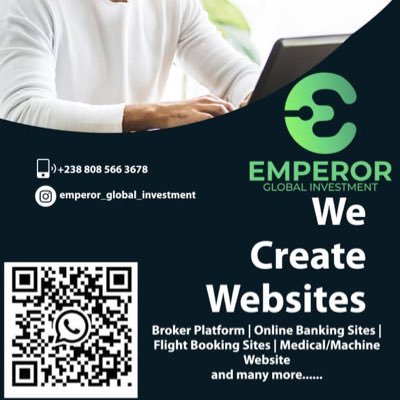 emperor_global1's profile picture. Data Analyst 💰Professional/Qualified Accountant 💻Website Design/Development 🏙 Graphic Design 🌏 Event Management 💸Adverting Management 💳Companies Promotion