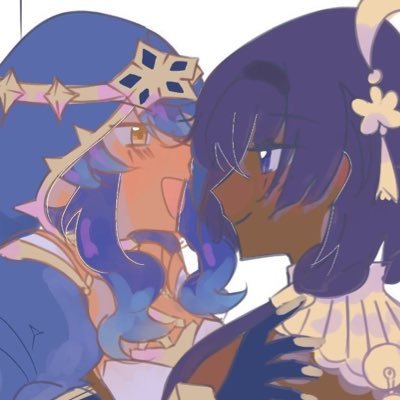 an account dedicated to our favorite lunar sapphics from #原神! 
pfp by @fruutbreads 💫 mute #notcanla for admin tweets