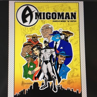 AMIGOMAN™️ - a Kids Bilingual Superhero Comic Book. Created by a poor kid from KC named AO - also at @AOART5 - Web site coming soon …