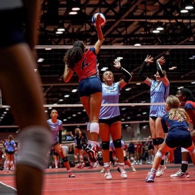 DamiahPolk_05's profile picture. 5’10 • Outside Hitter #6 • Upward Stars Volleyball Club 15 Tinsley • Class of 2026