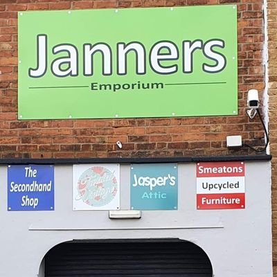 Janners Emporium, Brunswick Rd, Gloucester GL1 1HG. Three floors, multiple dealers & a range of furniture, antiques, collectables, vintage, retro & more.