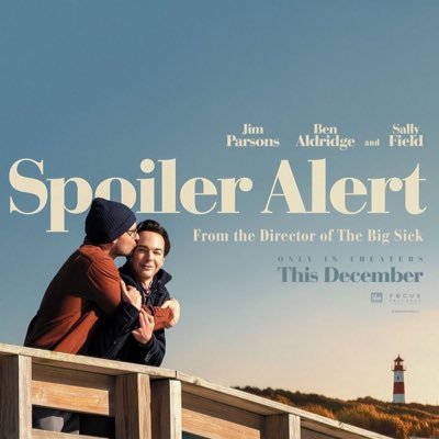 BenAldridge And Jim Parsons To Star In “ Spoiler Alert” ......A Film Adaption Of The Best Selling Memoir By Michael Ausiello.... Premiers December