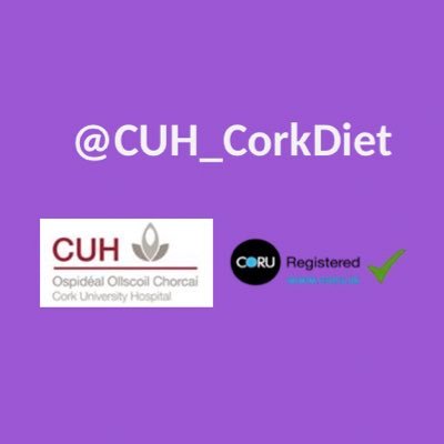 @CUH_Cork Nutrition and Dietetics Department. Innovation, Research, forward thinking. This page is not for personal advice and not monitored 24/7