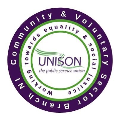 Welcome to our new Unison Community & Voluntary Sector Branch NI Twitter Page. Join us as we rebrand and relaunch across all platforms @unisoncvbni