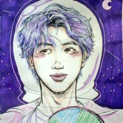 I wanna draw Astronaut Jin💜☄️さんのプロフィール画像