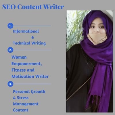 Professional Content writer| SEO blogger| Affiliated content |Technical And Informative Writing with experience of 3 years.