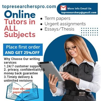 At topresearcherspro we ensure that you reach your goals by providing the best custom writing services. We are keen on quality and delivery deadlines.