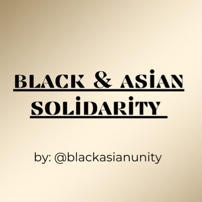 A coming together of Black and Asian cultures.