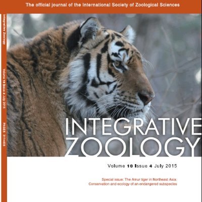 The Official Journal of the ISZS @IntegrativeZ @WileyEcolEvol Publishes original research articles that integrative multiple fields of zoology inquiry.