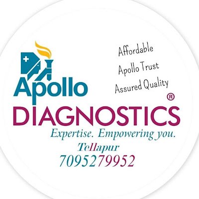We are franchisee of Apollo Diagnostics, serving to Tellapur and nearby areas in Hyderabad