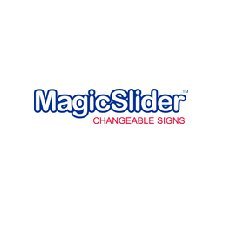 The Magic Slider Sign is a portable wheel out roadside sign with changeable letters.