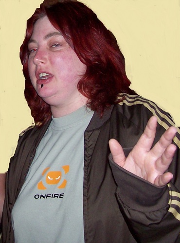 I'm wet as a dolphin's bingo wing. Me clit luks like Frank Lampard. Lookin fer nice lady to 'drain me tuna'. Mi mam an sis r @salford_sandra an @sexpot_sharon.