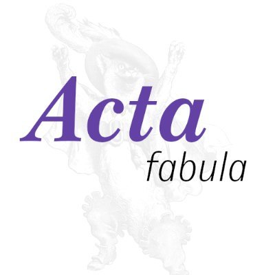 Acta fabula est une revue en ligne des parutions qui rend compte de l'actualité en critique et théorie littéraires. Elle est diffusée sur https://t.co/tuvVjYqwLN