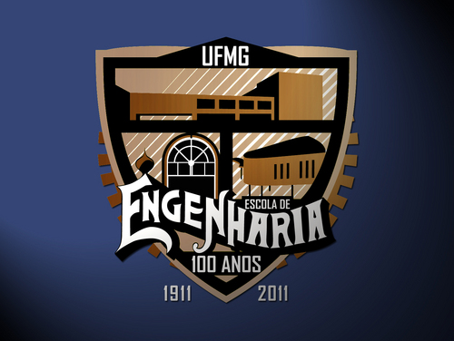 A Escola de Engenharia da Universidade Federal de Minas Gerais, UFMG, comemora 100 anos em 2011.