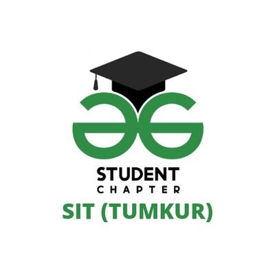 A GFG STUDENT CLUB AT SIDDAGANGA INSTITUTE OF TECHNOLOGY 
TUMKUR