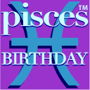 Pisces Birthday, Devoted to the Star Sign of The Zodiac the Fishes. Imaginative, Sensitive, Compassionate, Kind, Selfless, Unworldly, Intuitive & Sympathetic.