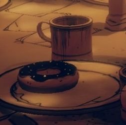 (DESC)the table setting from that one batdr teaser