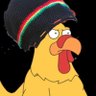 JerkChicken69's profile picture. I'm just a chicken Mon.  parody of course