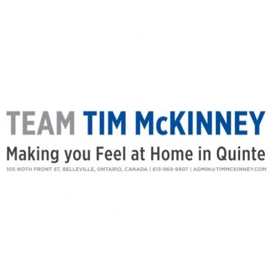 Broker | Sales Representatives RE/MAX Quinte Ltd, Brokerage. Independently owned and operated. Contact us at 613-969-9907 or admin@timmckinney.com.