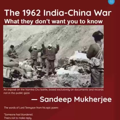 Management Consultant, Sports & Fitness, Military History : Author - The 1962 India China War : https://t.co/vE2MAxNTNq?…