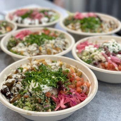 Mediterranean-inspired eatery specializing in Mezza Bowls, Pitas, and the Lattes of your dreams✨ Always from the heart 👉💙