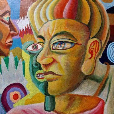 ミニ絵画　アクリル　佐野弘翔作 ミニ絵画 アクリル 佐野弘翔作