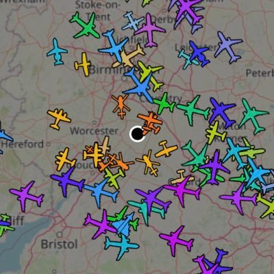 Automated ADS-B bot covering the skies over the Cotswolds #adsb #tar1090