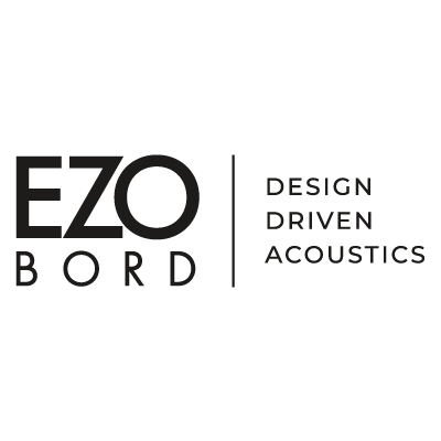 EzoBord is one of a kind acoustic panel that is flexible, decorative, tackable, recycled and super easy to install.