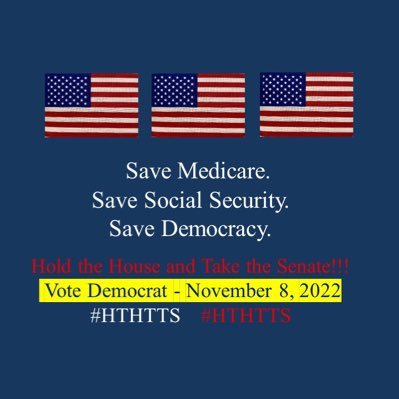 Save Our Social Security + Save Our Medicare + Save Our Democracy = Vote Democrats 2024