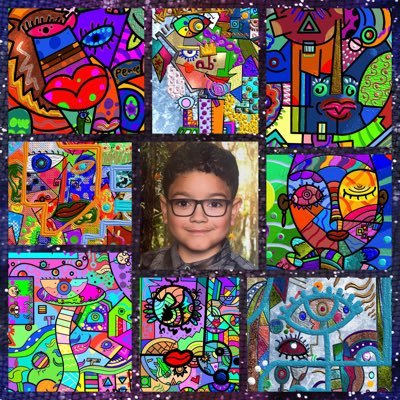 Jacob loves creating cubism and abstract art. You can find his work in his linktree💗Managed by Lena his mama https://t.co/pMWeNgLzDV