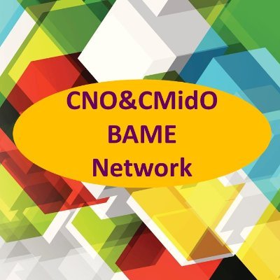 This CNO&CMidO BAME Network allows you to share your concerns so that processes can be put in place to support you. Join us!