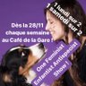TyphaineD_'s profile picture. Autrice comédienne YouTubeuse formatrice Féministe✊🏽Enfantiste Antispéciste, Créatrice de la Féminine Universelle, cet hiver au Café de la Gare 🎭