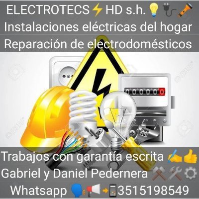 Electrotécnico categoría 2 de Electrotécs HD s.h. 💡🔌🔦⚒️🛠️🔫
