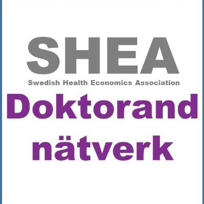 Network for PhD students in Sweden studying or interested in Health Economics.
Affiliated w Swedish Health Econ. Association (SHEA)
Follow for updates & info