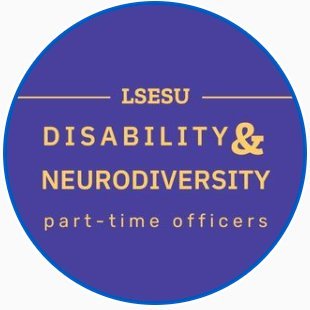 Disabled and Neurodivergent Students' part time Officers @lsesu
Building a community of disabled and neurodivergent students
Email: su.disability@lse.ac.uk