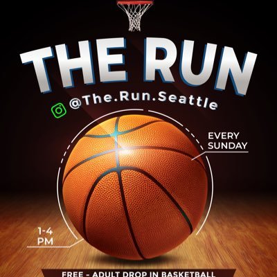 The Run - Seattle is public basketball run for adults, preferrably 30+ years old. Seattle has a rich basketball history, The Run looks to build on that history.