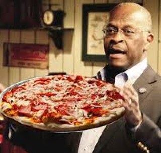 RealHermanCain's profile picture. Pizza Party nominee for President of the United States (a parody)