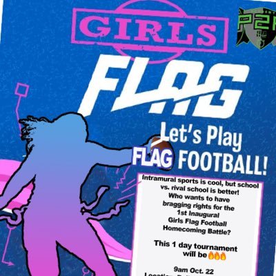 The ONLY Girls Flag Football League in the area … Dedicated to get girls scholarships to play at the next level