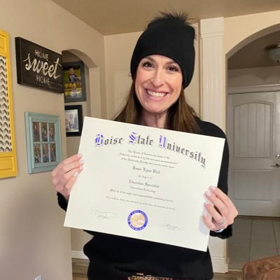 K-6 Instructional Specialist, Former District Integration Specialist, Ed.S in Educational Technology, Doctoral student @ Boise State University