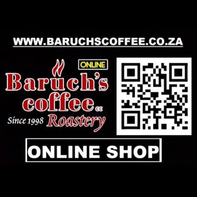 Baruchs Coffee Roastery.
Since 1998.
Freshly roasted
Freshly ground coffee with every bag.
Visit :https://t.co/1HUn7qYufv
Whats App :062 935 4920
Thank You !