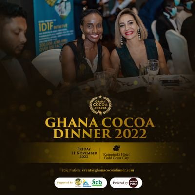 GhCocoaDinner's profile picture. 11 November 2022 | Accra | event@GhanaCocoaDinner.com
