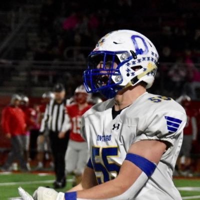 |6’3, 225| |Ontario HS, Ohio| |Football 🏈| |2024👨‍🎓| |4.11 GPA| |DE/MLB| |Cellphone# 4195654009| |Coaches email eckert.aaron@olsohio.org