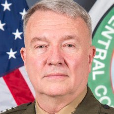 Kenneth Franklin McKenzie Jr. is a retired United States Marine Corps general who served as the 14th commander of the United States Central Command from March 2