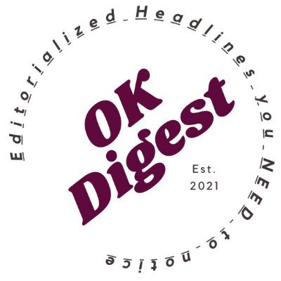 The Establishment Media is cover fire for corrupt political elites. The #OklahomaDigest are the editorialized headlines affecting the #Sooner State #OKC #oklaed