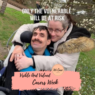 I am just an ordinary person who fights every day for my disabled son rights and now my husband who was disabled because he cared whilst they witheld funding.